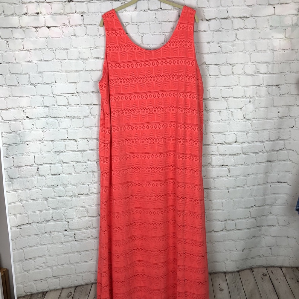 Blooming Rose Women Maxi Dress w/ Lace detail